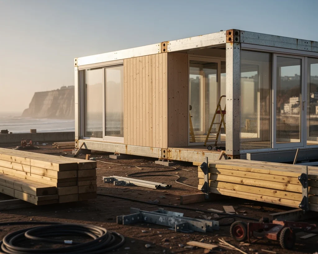 Construction modulaire à Dieppe