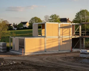 Construction modulaire à Évreux
