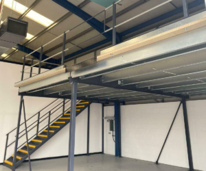 Mezzanine industrielle rayonnage